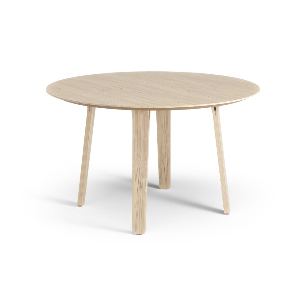 Divido bord Ø120 cm, Ask lackad