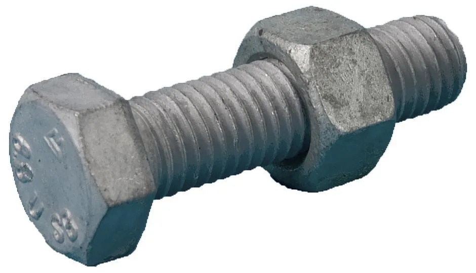 Z 1128836110 Stålbyggnadsskruv helgängad, 8.8, FZV ISO 4017/4032 36 x 110 mm, 5-pack