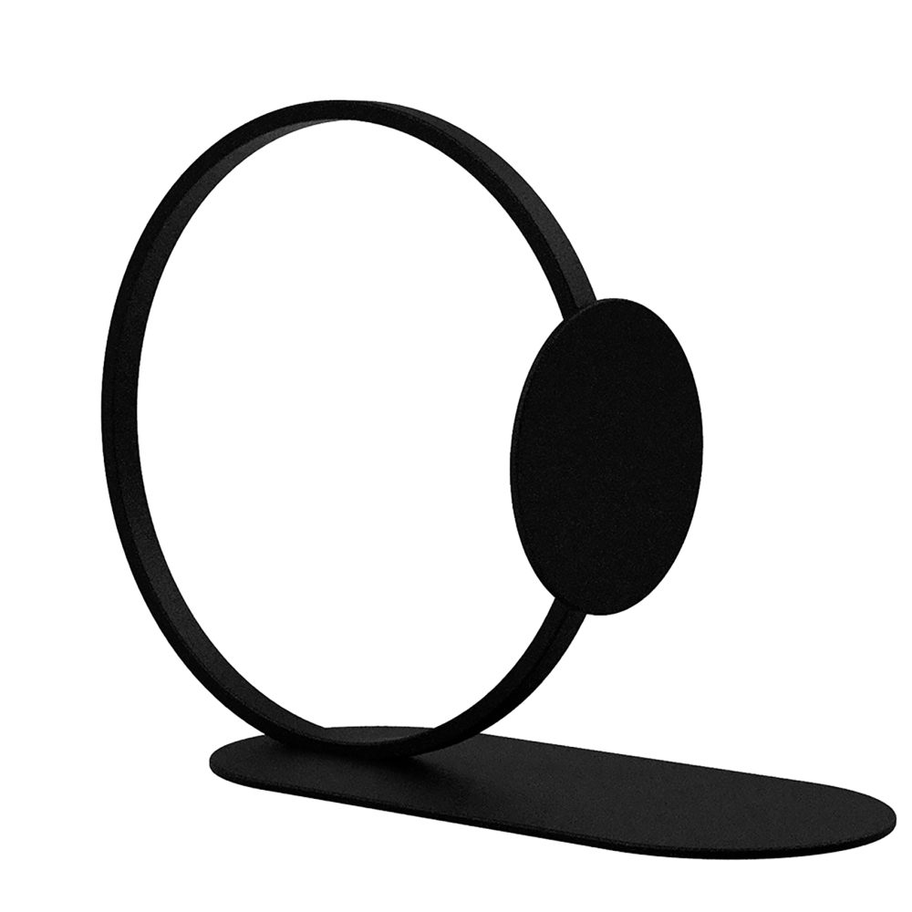 Book Ring bokstöd 15 cm, Svart