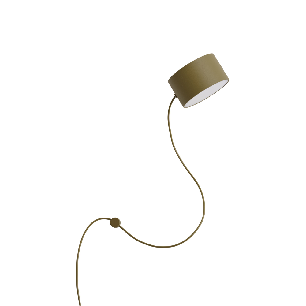 Post vägglampa, Brown-green