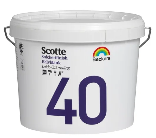 Scotte 40 Snickerifinish 3 L Vit