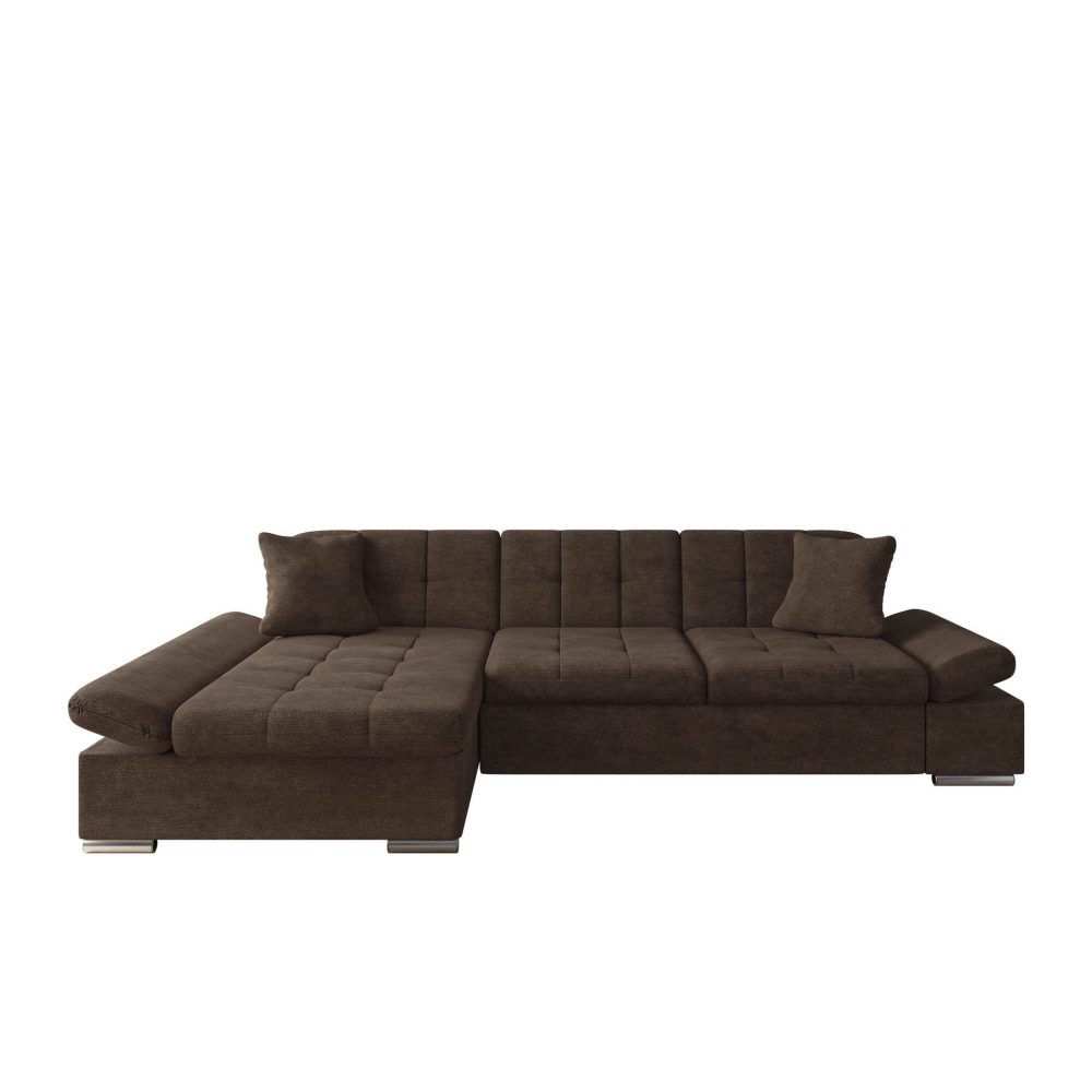 Djerra 3-sits Bäddsoffa divan vänster med förvaring