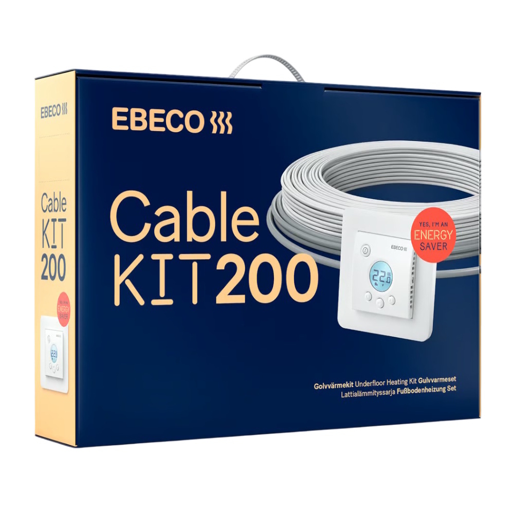 Golvvärme Ebeco Cable Kit 200 330W 230V 31m