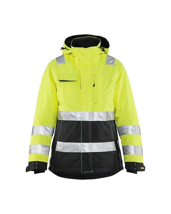 Blåkläder 487219873399XL Varseljacka dam, varselgul/svart, vinter Stl XL
