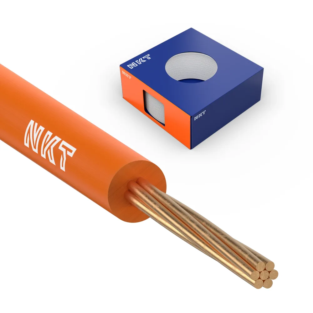 NKT FQ XTRA Installationskabel 450/750V, 1.5 mm², 100 m ring Grå