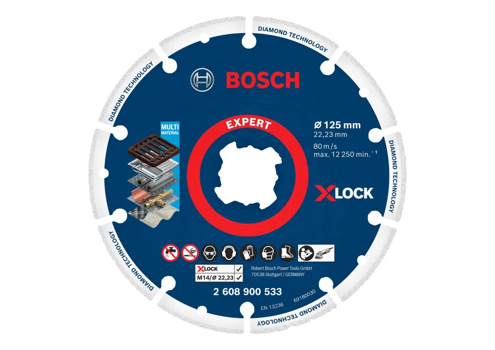 Bosch Expert Diamond Metal Wheel Diamatkapskiva med X-LOCK 105 x 20/16 mm