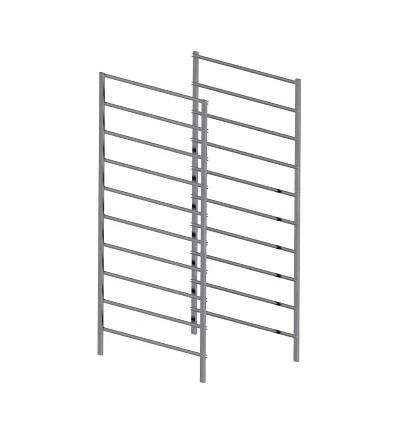 Stativgavelpar 10-Skenig Silver