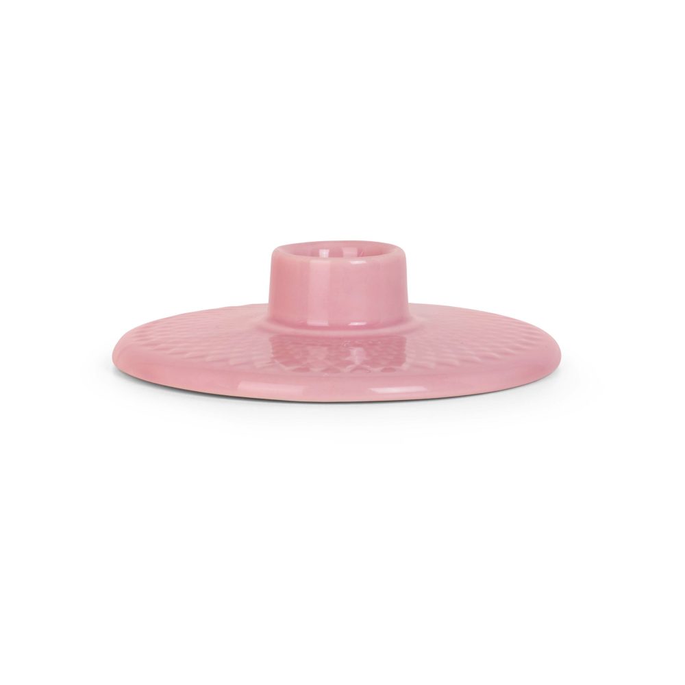 Rhombe ljusstake 3 cm, Rosa