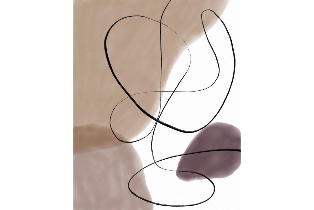 Poster Lines 30x40 cm