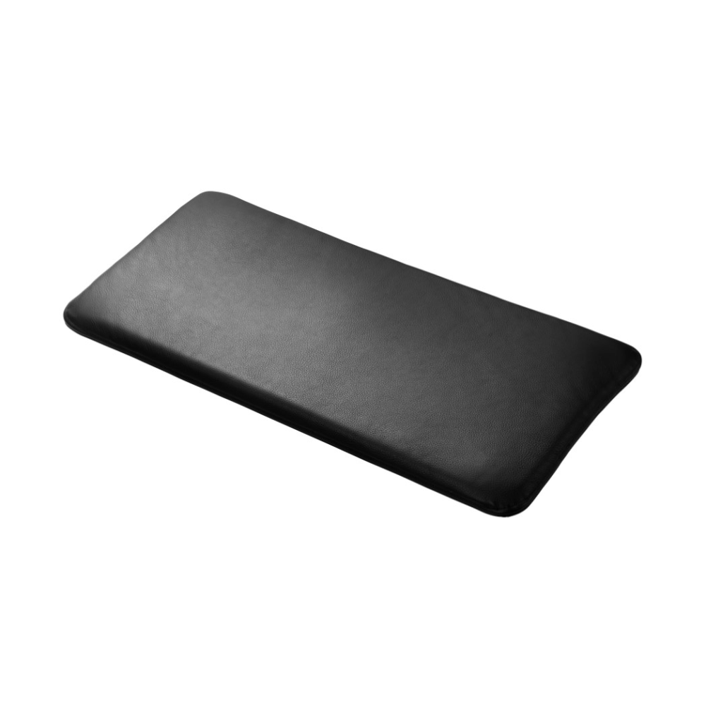 R6 Radius sittdyna 33x65 cm, Black leather