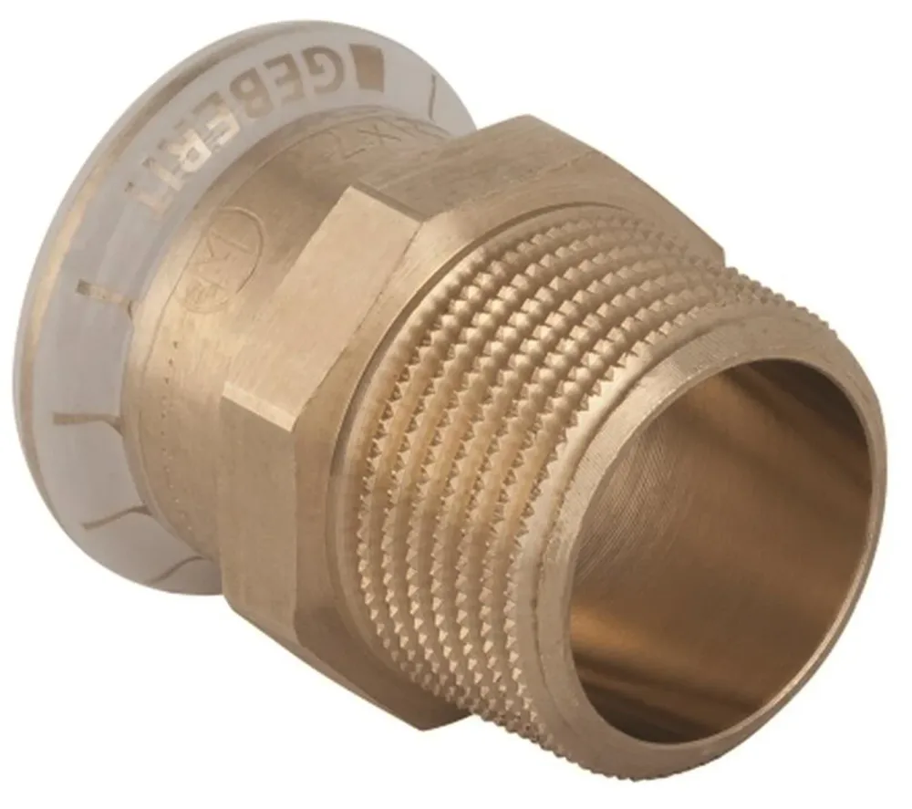 Geberit 1768248 Övergångsmuff utvändig gänga 18 x 15 mm