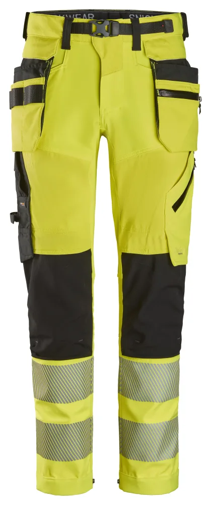Snickers Workwear 6930 Midjebyxa gul/svart 112