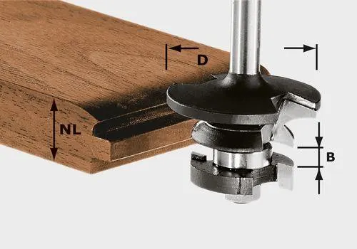 Festool HW S8 D43/21 A/KL Kontraprofilfräs 8mm skaft