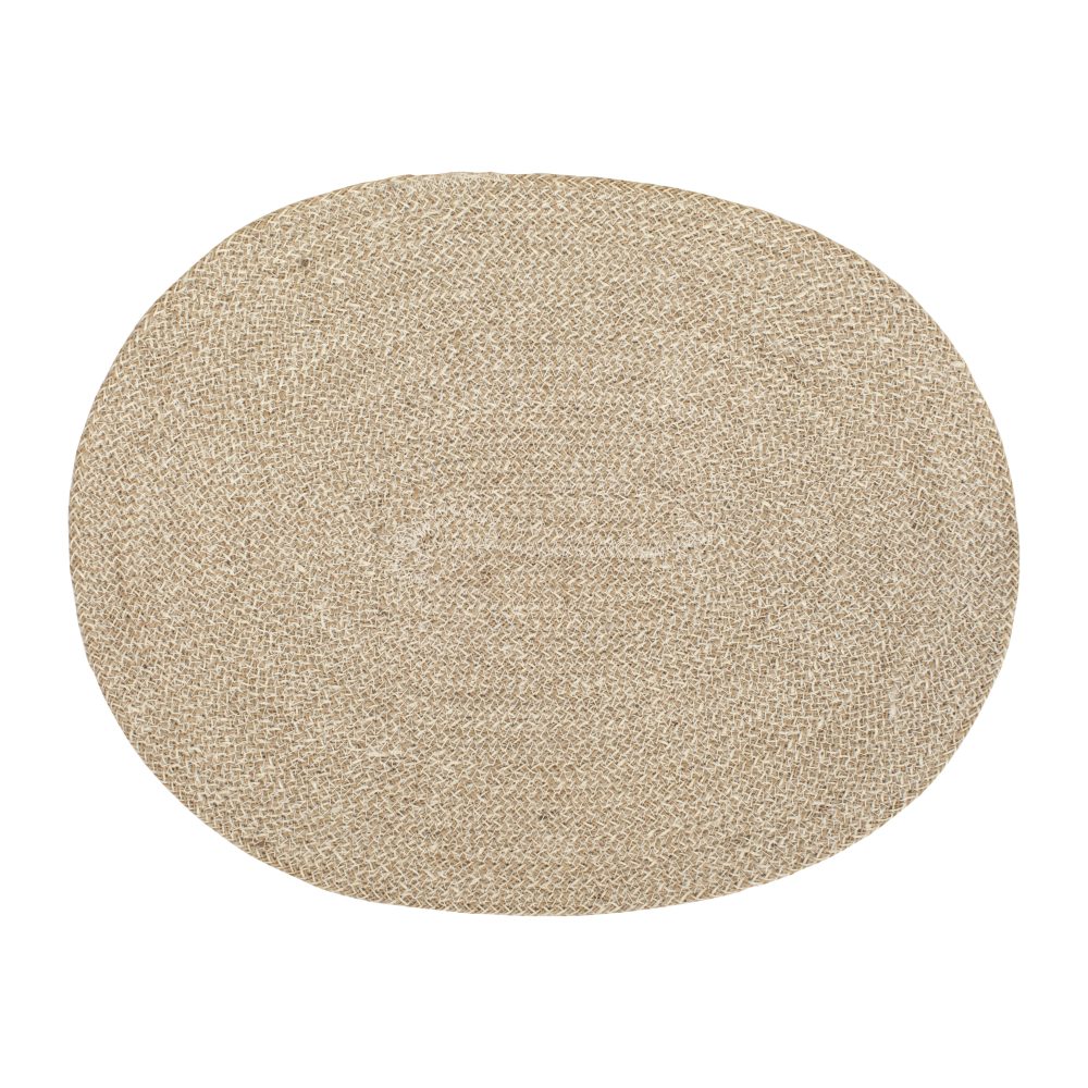 Ella bordstablett oval, Beige
