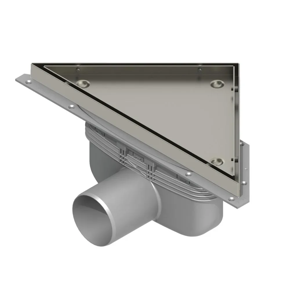 Purus Corner 7114405 Golvbrunn 75 mm, sidoutlopp