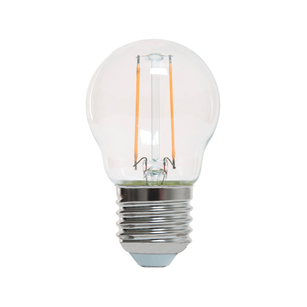 Airam Filament LED- klotlampa E27, klar, ej dimbar, 2,5w