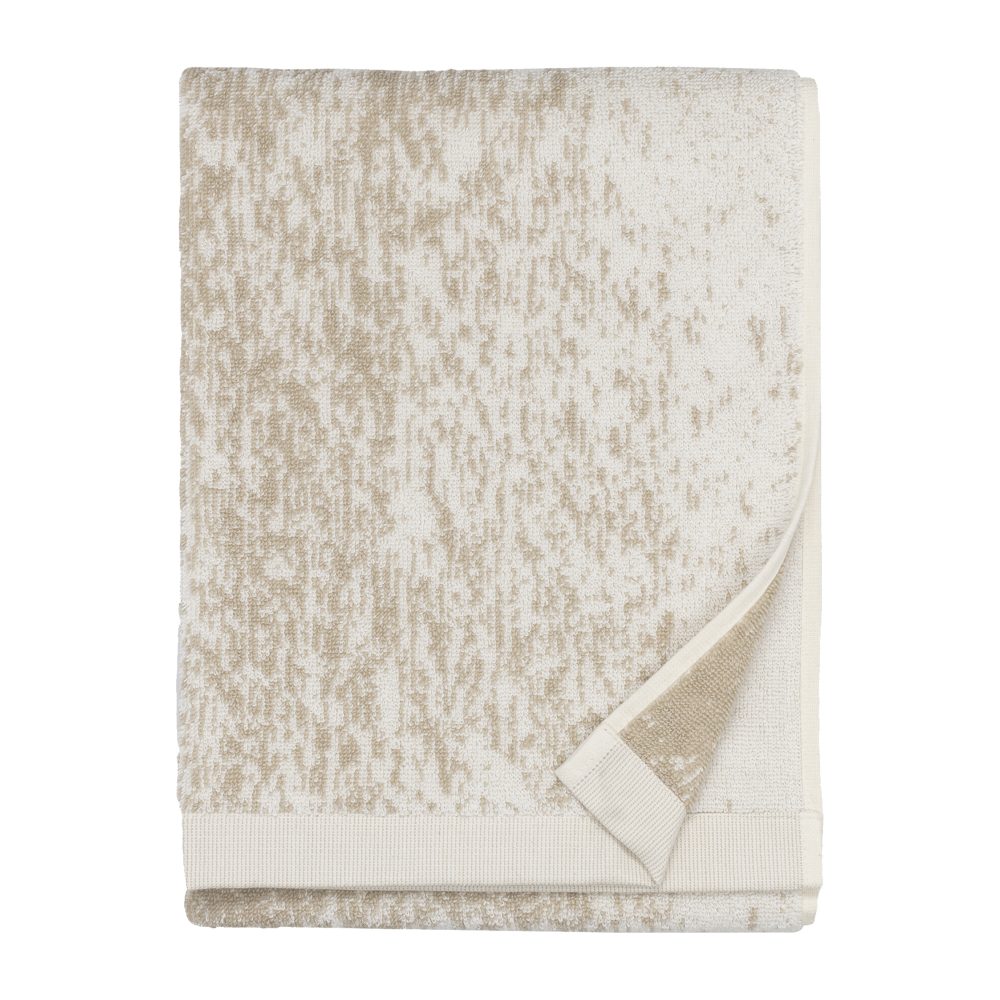 Kuiskaus handduk 70x50 cm, vit-beige