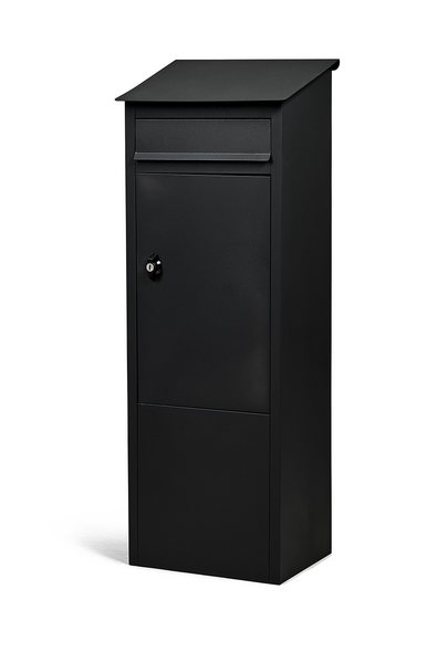 POSTLÅDA 9440B LÅSBAR SVART 1000X360MM