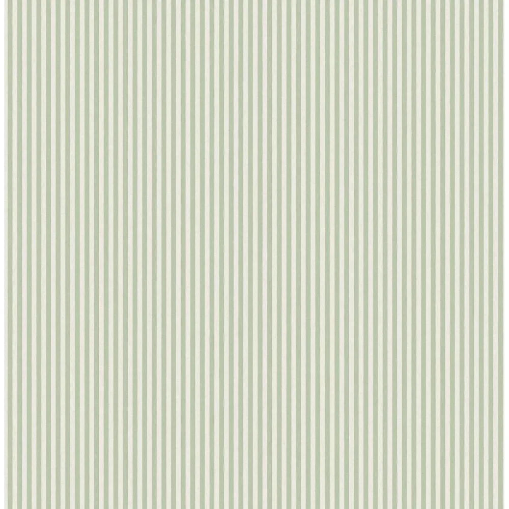 Ashdown Ticking Stripe M1846 Grön Tapet | Stuvbutiken