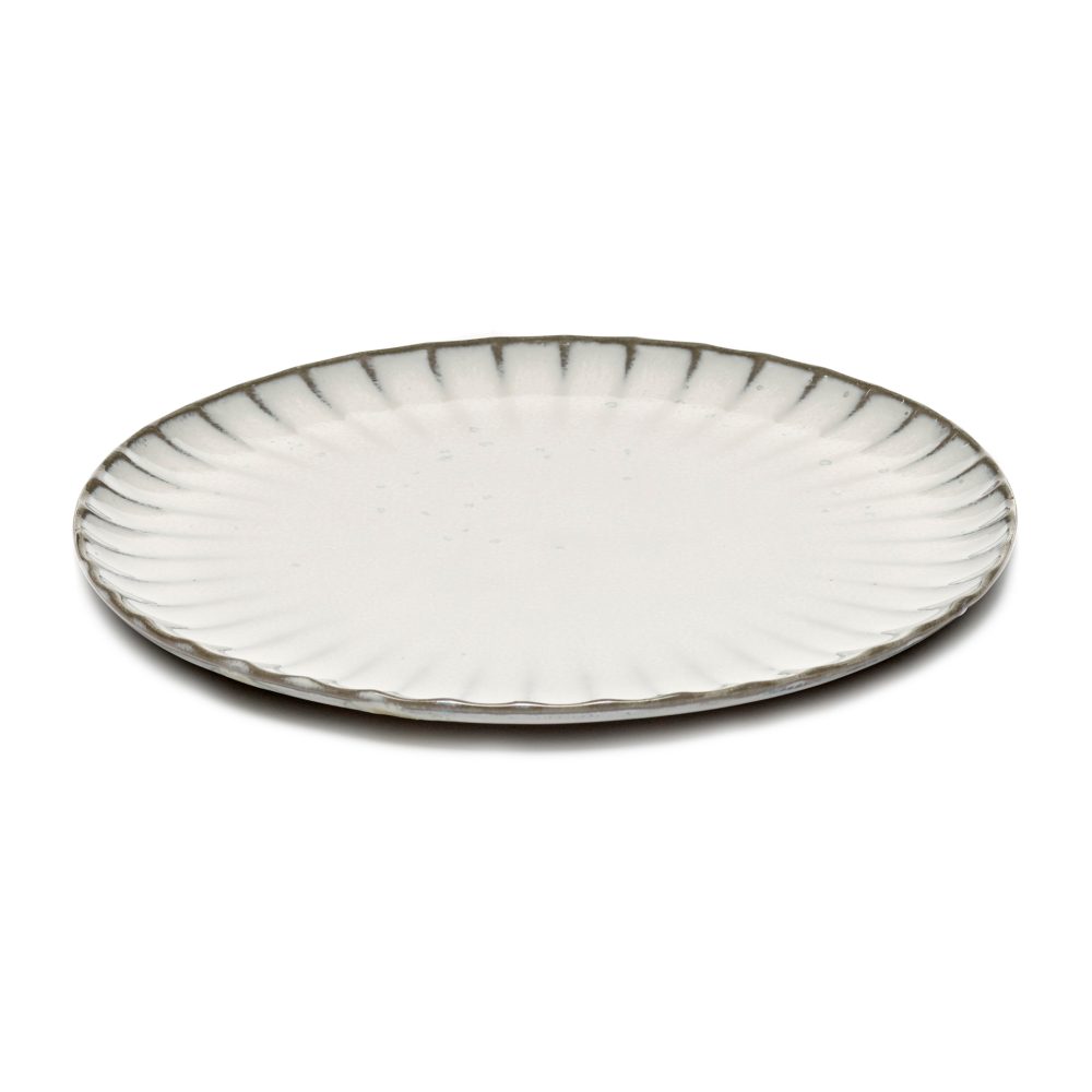 Inku tallrik M Ø21 cm, White