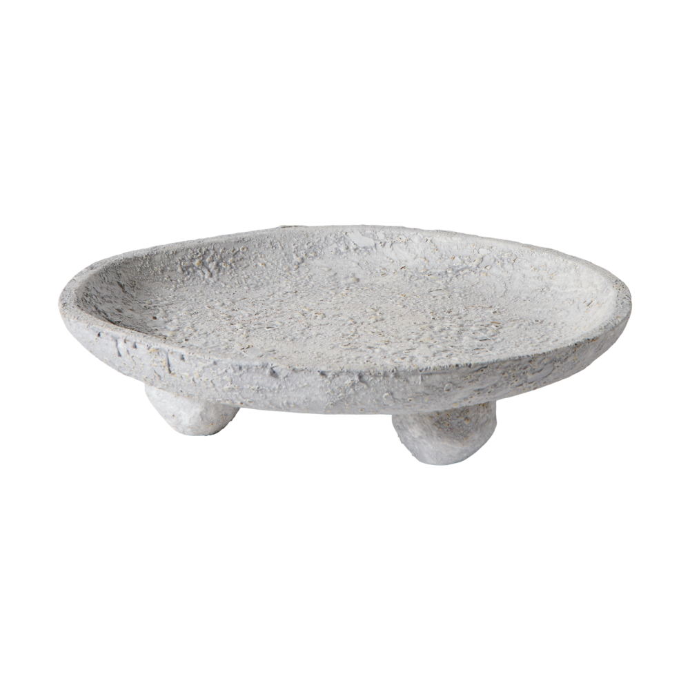 Luna bricka, Grey, Ø34x8 cm