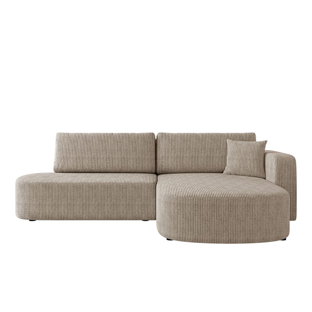 Pryda 4-sits Bäddsoffa divan höger med förvaring