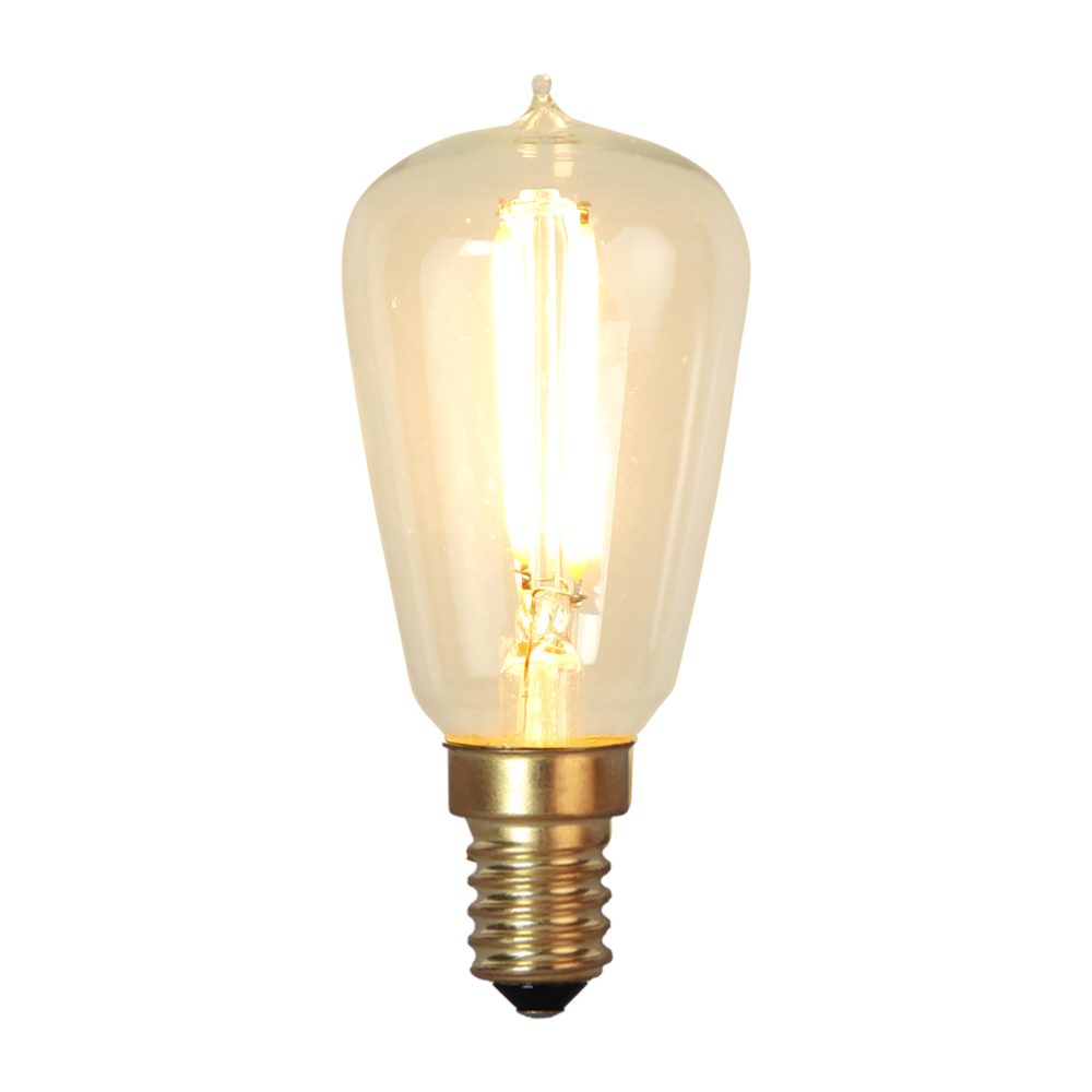 E14 T25 LED soft glow filament, 3,8 cm 2200K