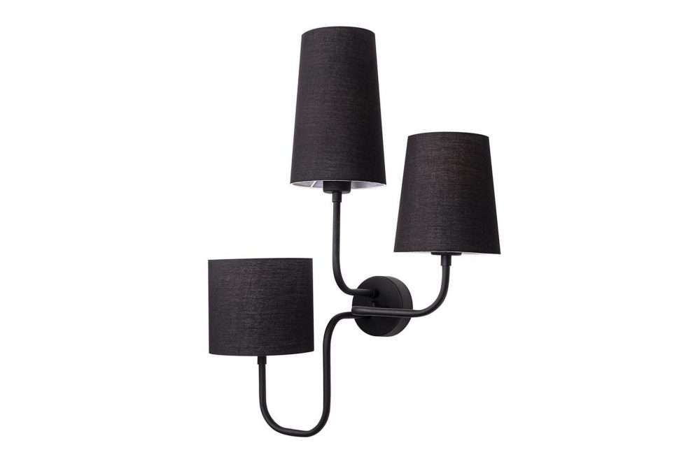 Vägglampa Rihan svart