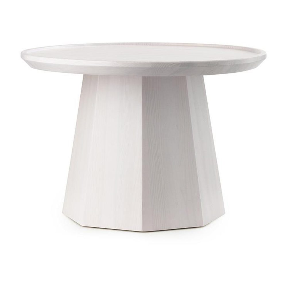Pine table large sidobord Ø65 cm H:44,5 cm, Rose