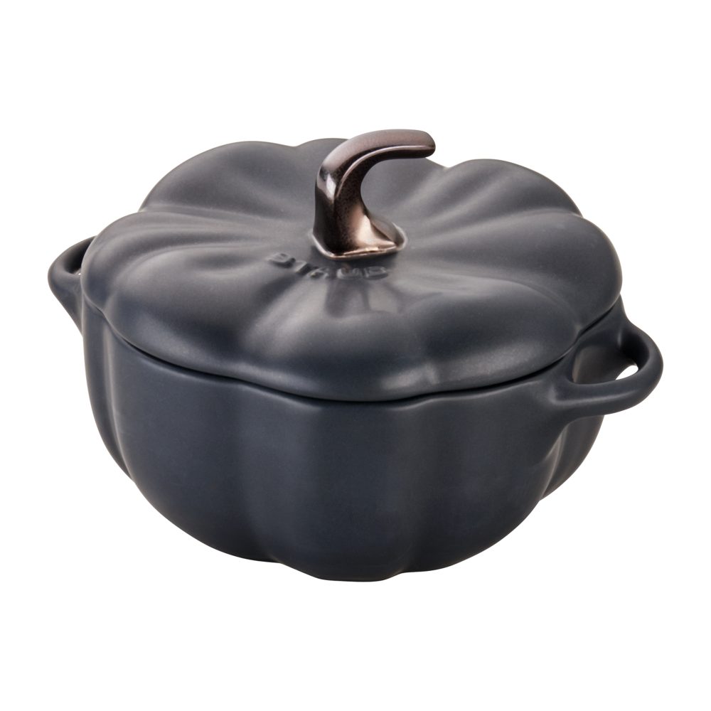 Staub pumpagryta i stengods svart, 0,47 L