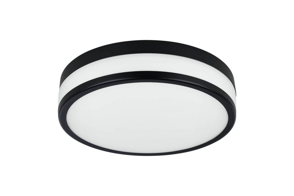 Vägg-/Taklampa Eglo Led Palermo 295 mm, Svart/Vit