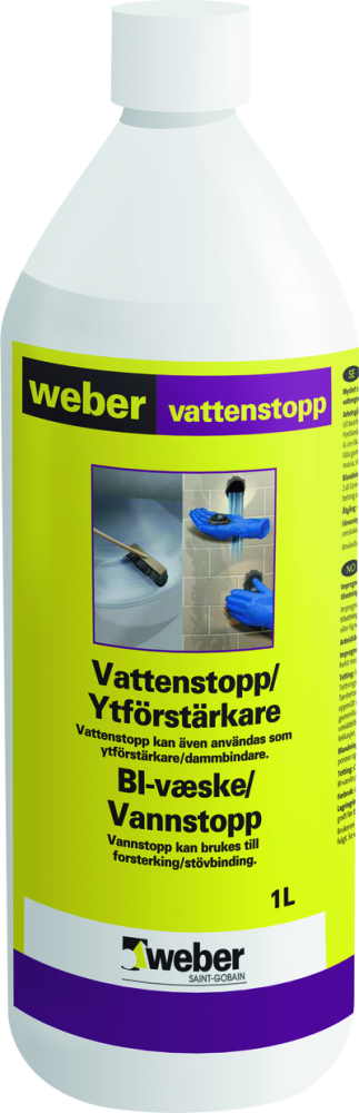VATTENSTOPP/YTFÖRST 1L BETONGTILLSATS,LAGRTID 36 MÅN