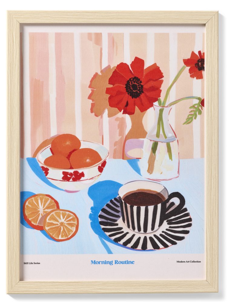 Morning Routine Tavla, 30x40 cm