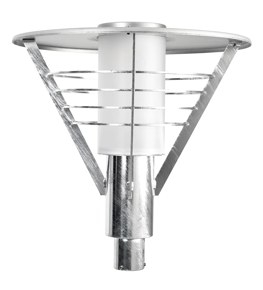 Westal Domsand Medi Stolparmatur 24,7 W, 1852 lm, 505 x 525 mm Galv/Silver