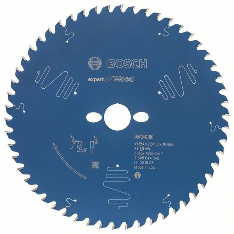 Bosch Sågklinga 254x30mm 54T Expert Wood för finklyvning