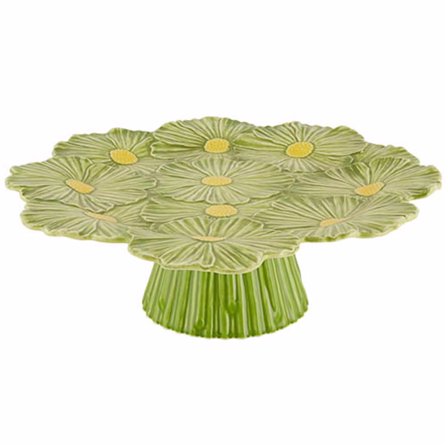 Maria Flor Tårtfat 36 cm, Grön