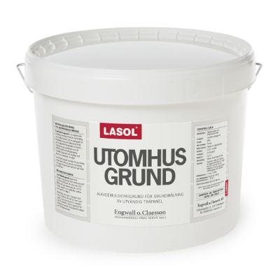 Utomhusgrund Lasol Vit 5L