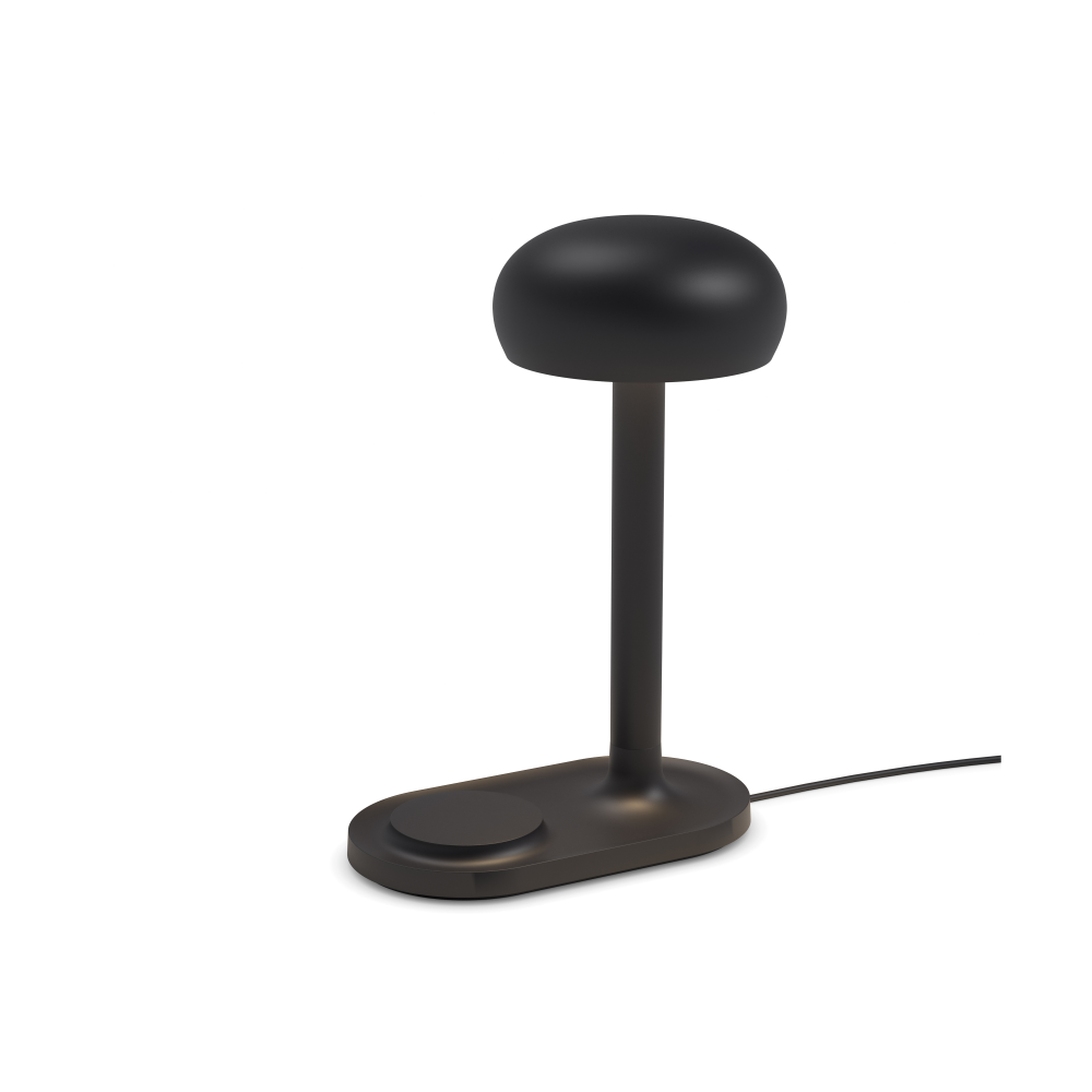 Emendo bordslampa med Qi-laddare, Black