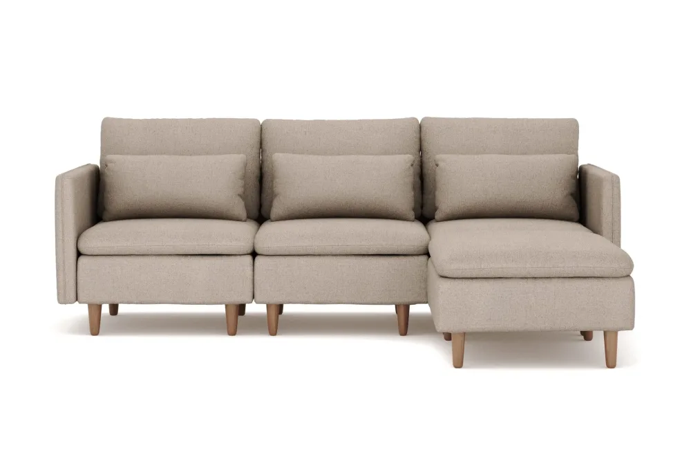 Lovis 3-sits Soffa med vändbar Divan i tyg