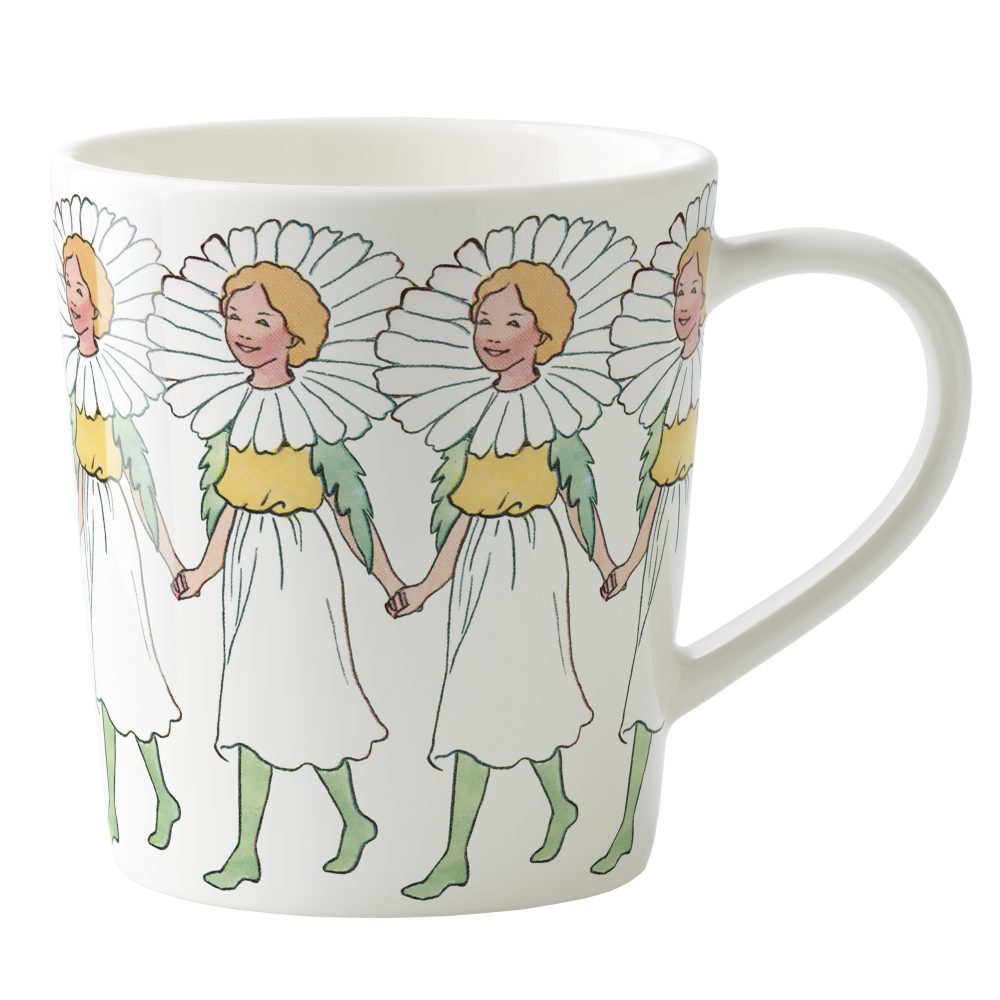 Prästkrage mugg med öra, 40 cl