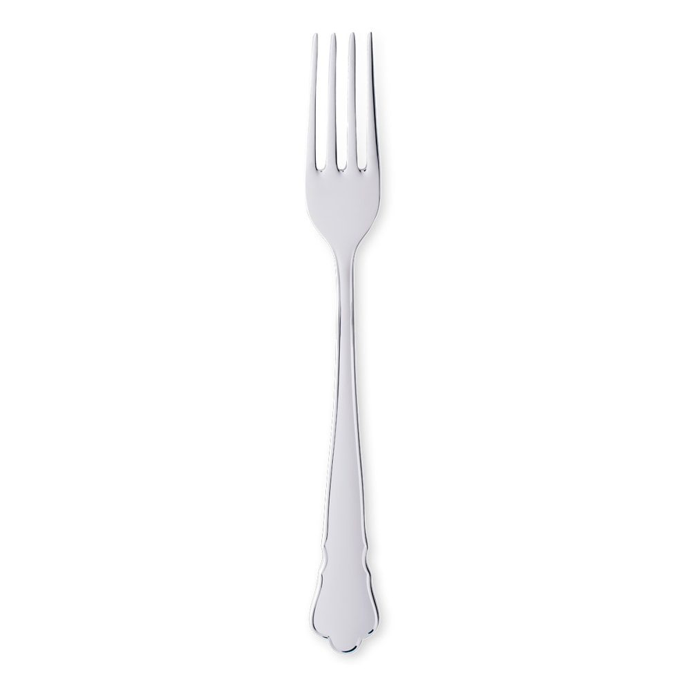 Chippendale matgaffel silver, 20,1 cm