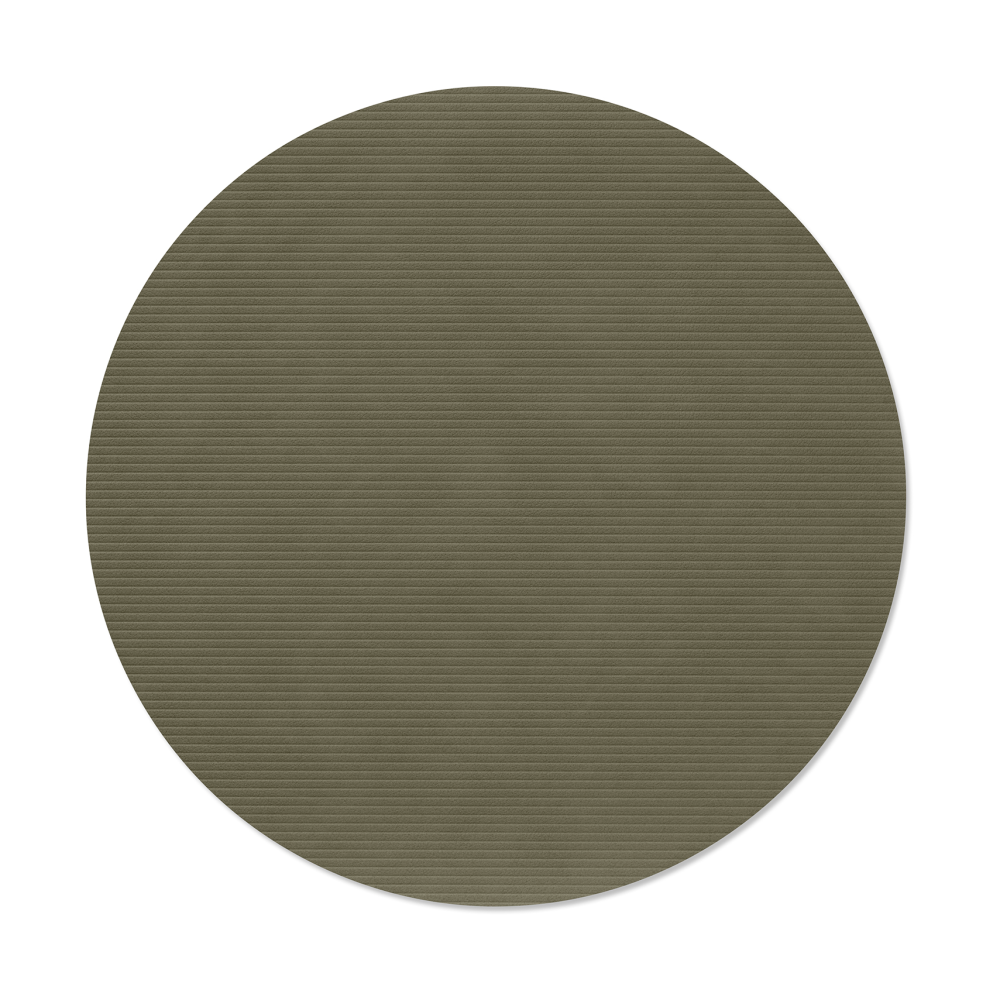 Corduroy bordstablett, Army green, circle, L