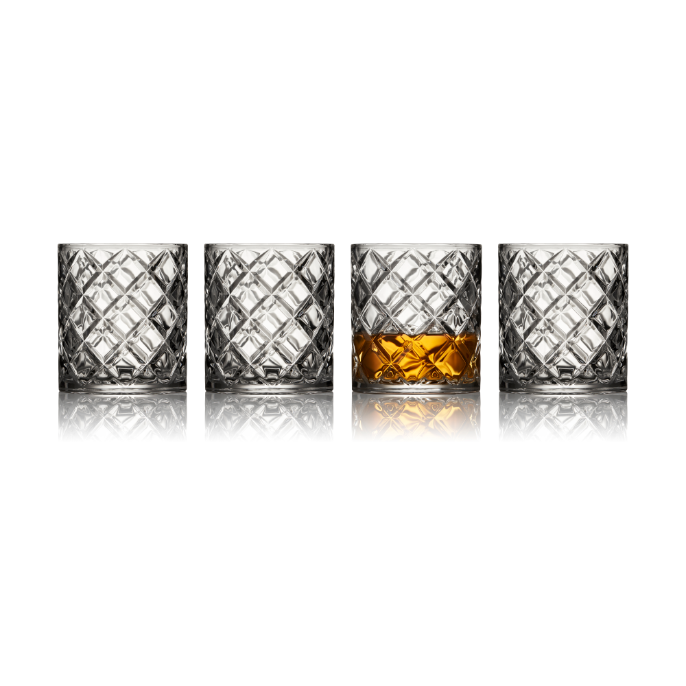 Sevilla whiskeyglas 30 cl 4-pack, Clear