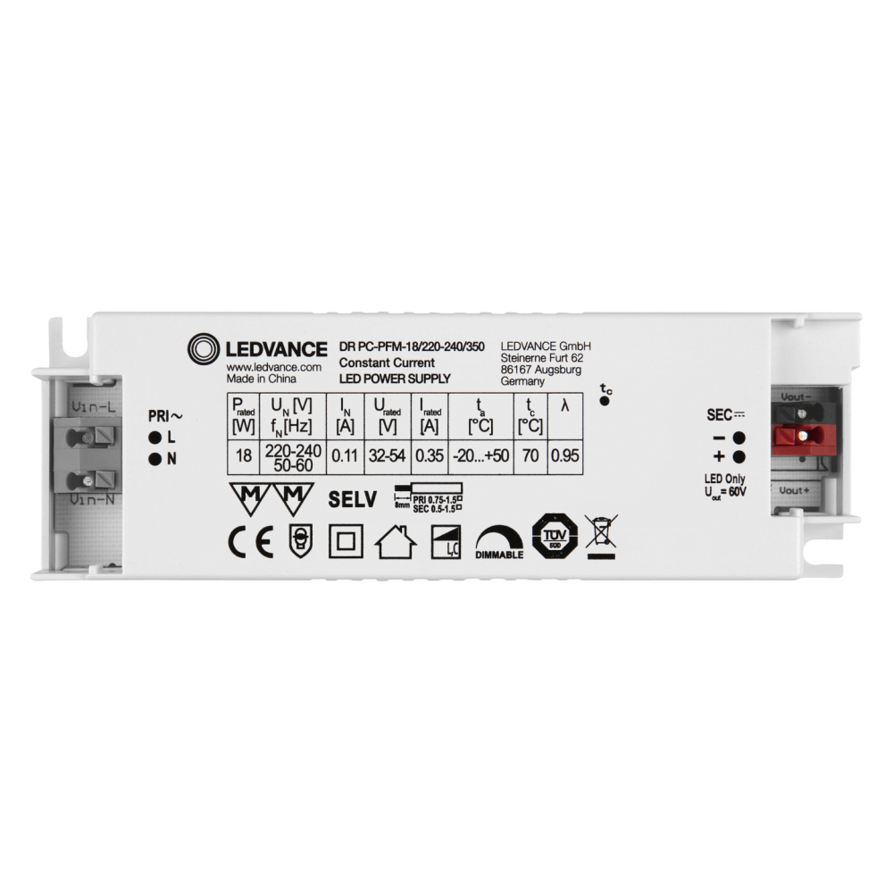 DRIVDON LEDVANCE DIM PC 18/220-240/350