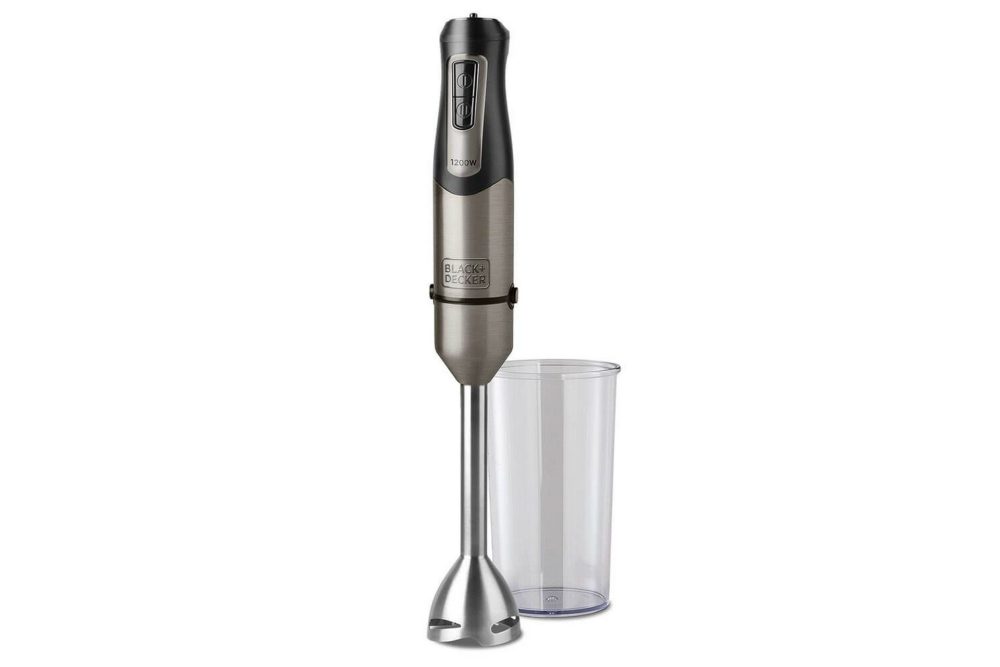 Stavmixer Black+Decker 1200W Borstad Stål