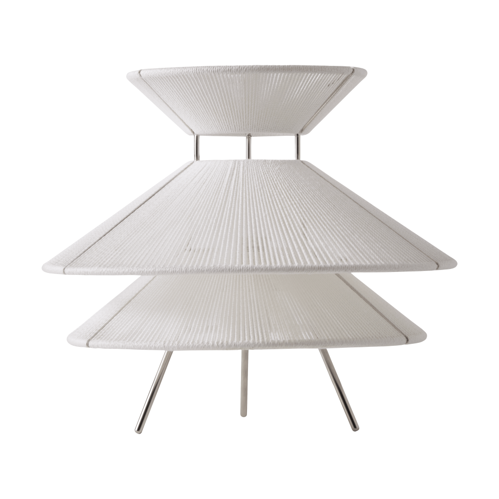 Kiku bordslampa Ø35,5 cm, White