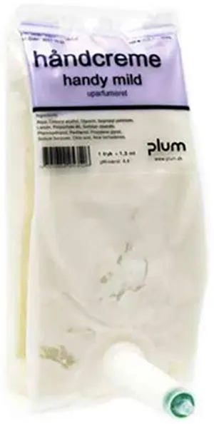 Plum Handy Mild Hudkräm för Combi-Plum, 500 ml, påse