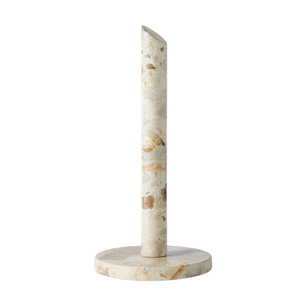 Vita hushållspappershållare 31 cm, Seashell