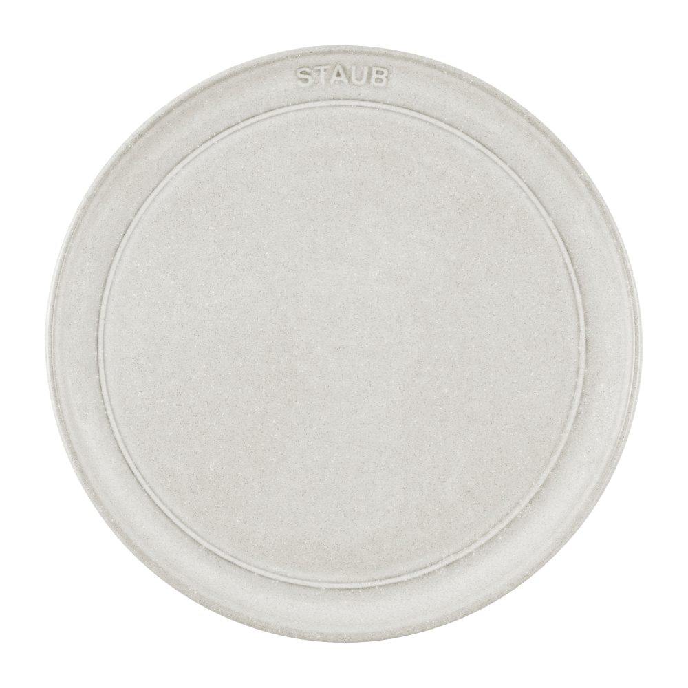 Staub New White Truffle tallrik, Ø22 cm