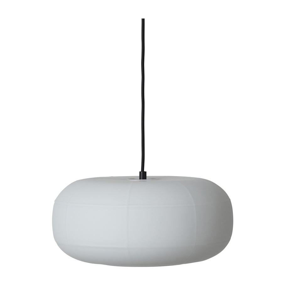 Rut taklampa Ø35 cm, Vit